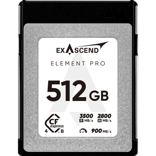 Exascend CFexpress 4.0 Type B Element Pro Series 512GB