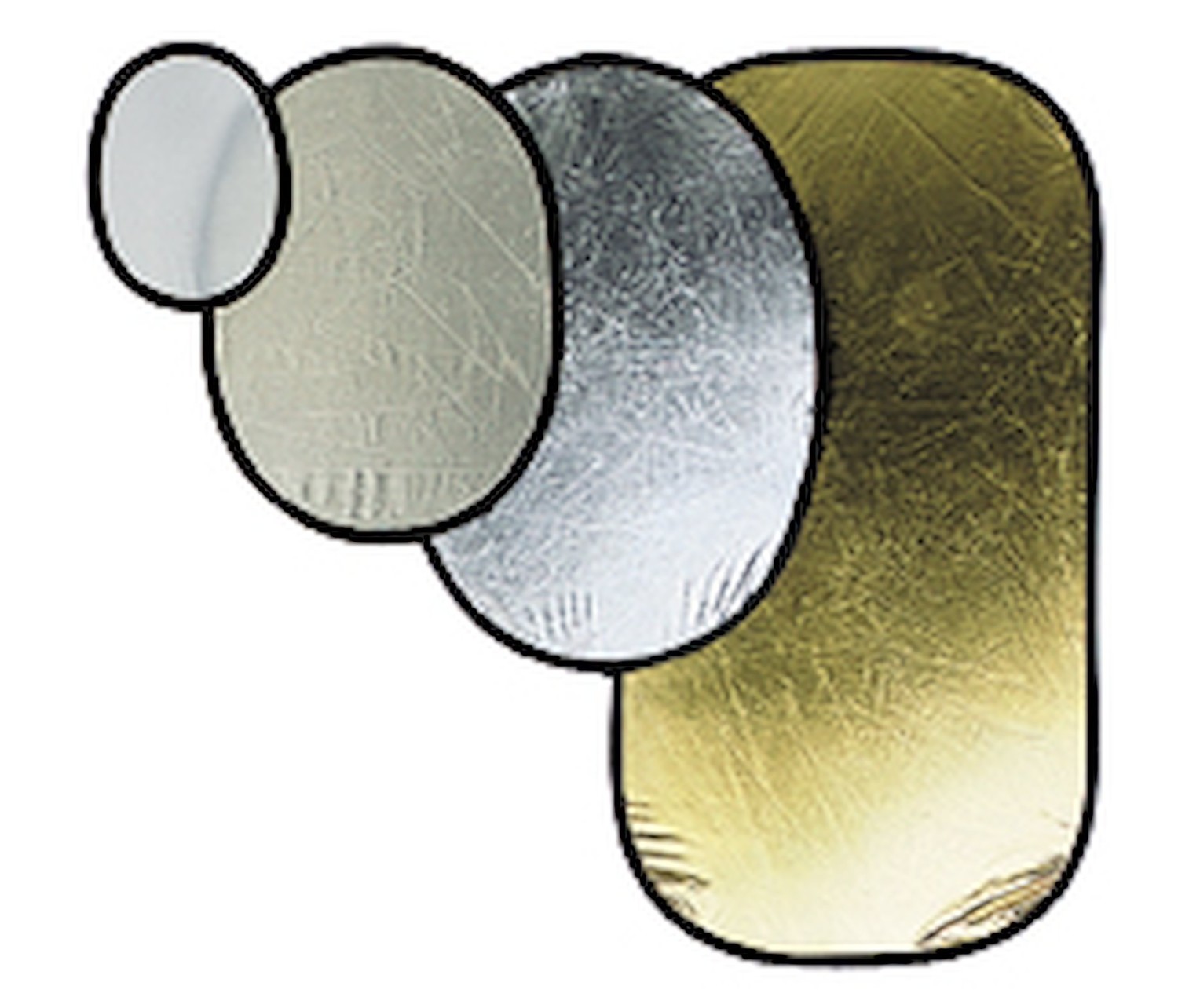 Avenger SILVER/GOLD 120CM OVAL REFLEC