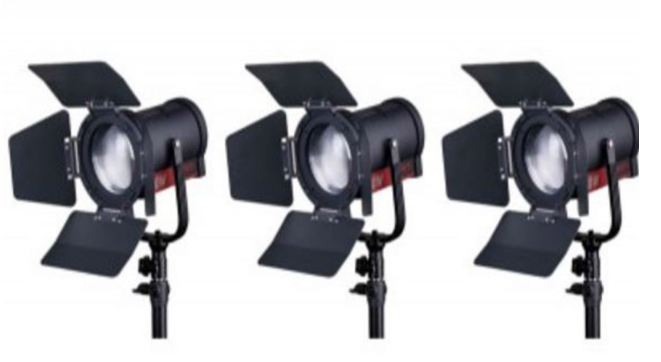 SWIT FL-C60D 3KIT | Set of 3 x 60W LED Spotlight, 25000lux, V-Mount, DMX