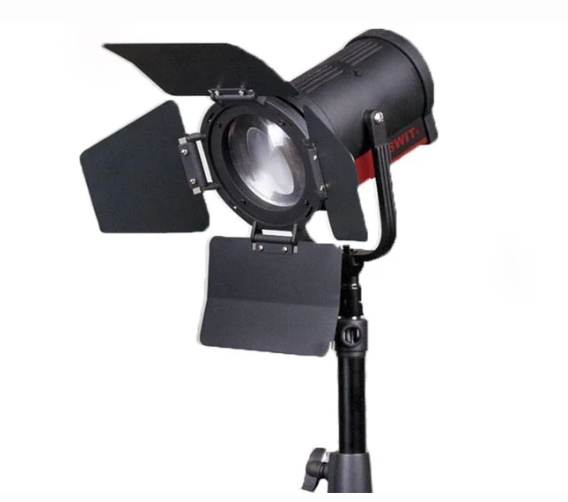 SWIT FL-C60D(Pole) KIT | 60W Super-Bright COB LED Spotlight with Pole Yoke, V-Mount, DMX