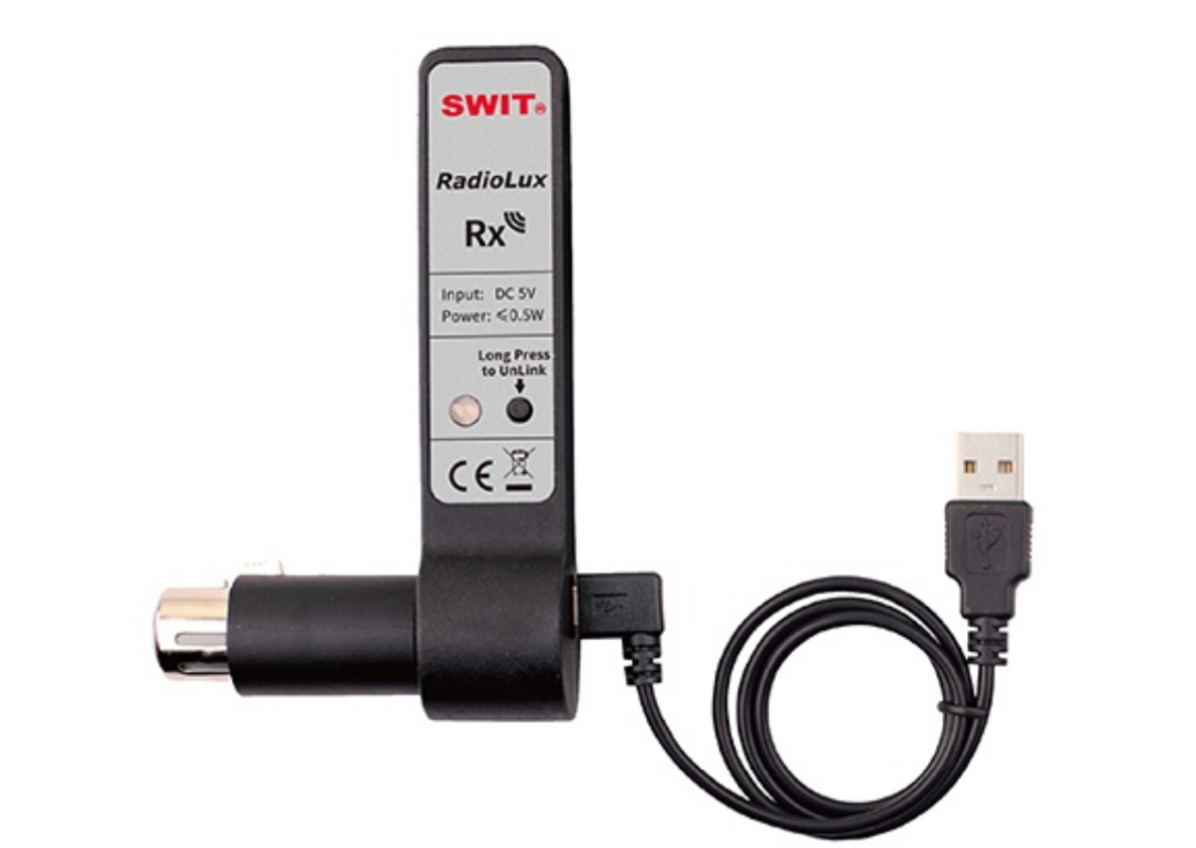 SWIT RadioLux Rx | Professional Wireless DMX Receiver with RadioLux Protocol