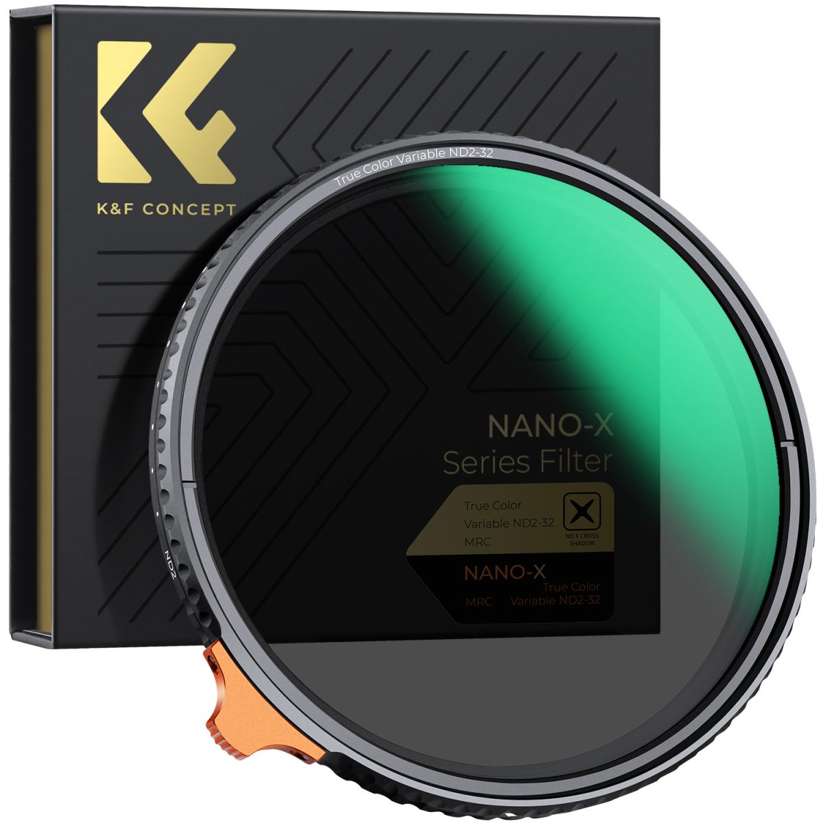 K&F Concept 67mm Variable ND Filter True Color ND2-ND32